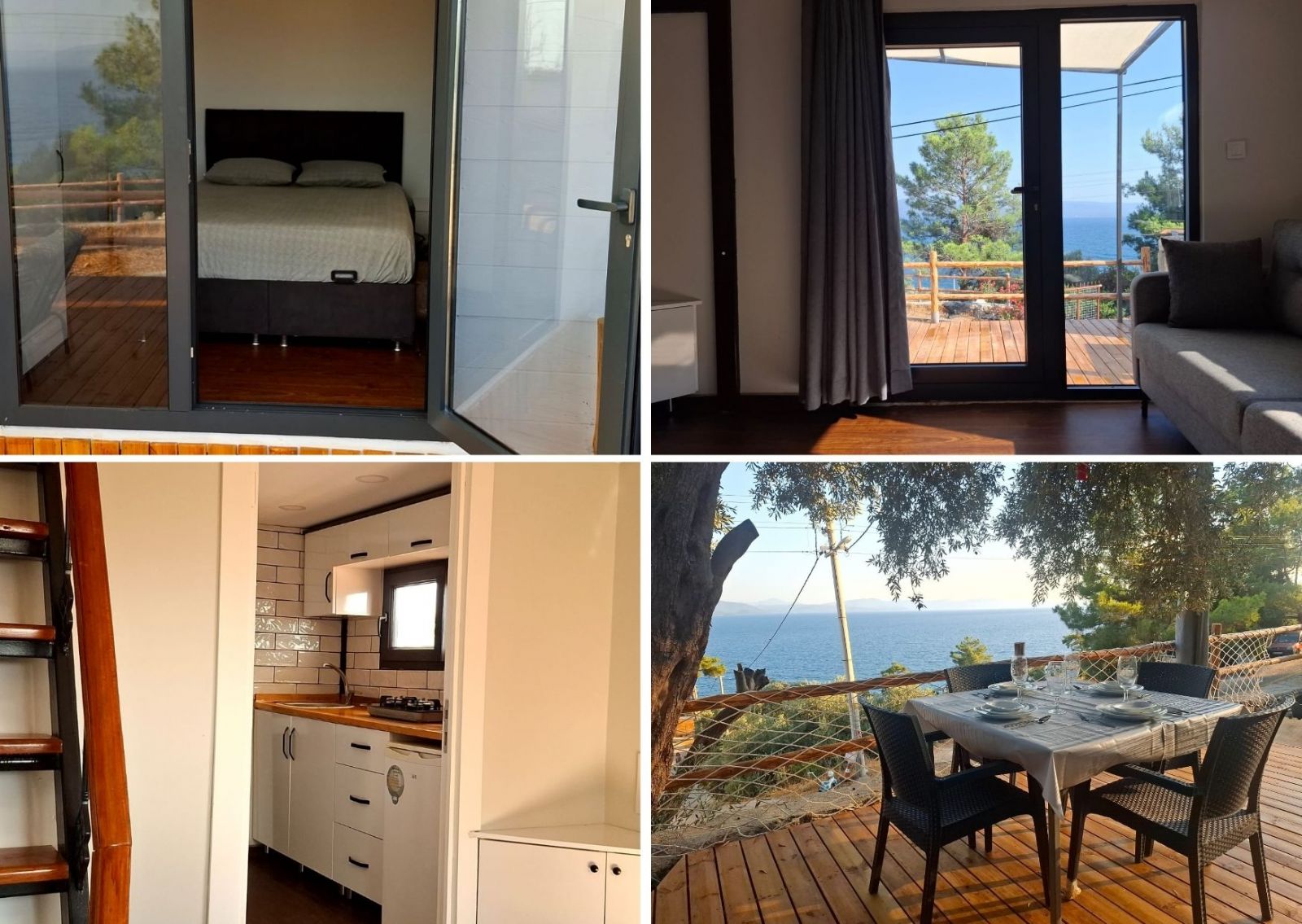 Akyaka Deniz Manzaralı Tiny House Kiralama